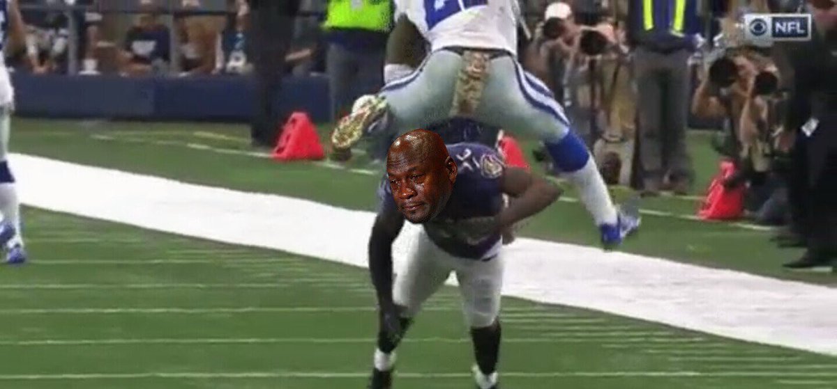 CryingJordan's tweet image. When ur the latest Cat to get hurdled by .@EzekielElliott ...ya be like....

Credit - @ColeWrightNFL