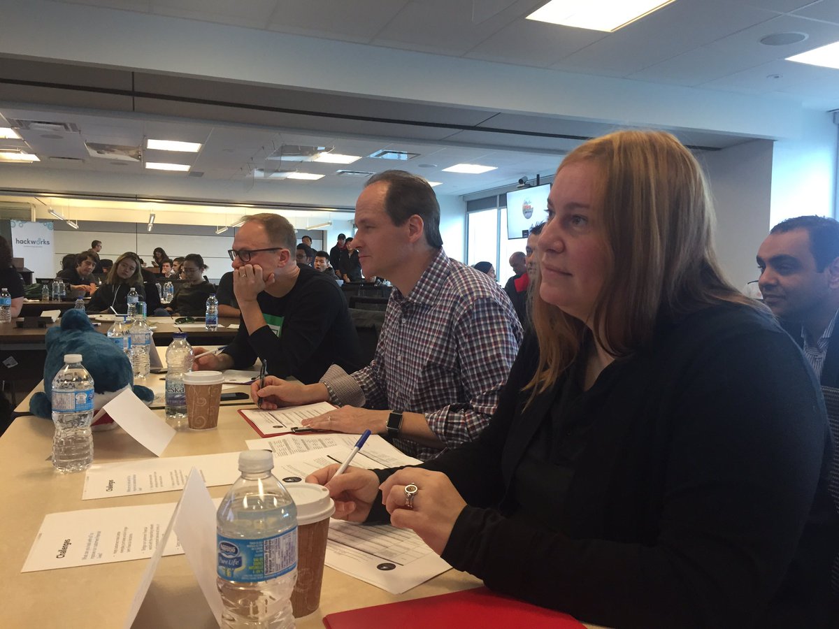 finhacks's tweet photo. The #FINHACKS judges assessing the pitches. #hack #fintech #IoT @CiscoCanada @TD_Canada https://t.co/iUX2D2OrYw