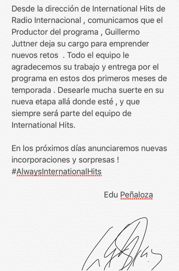 interhits_es's tweet photo. COMUNICADO OFICIAL https://t.co/HZLgoyXWTi