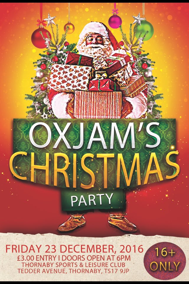 oxjamnortheast's tweet photo. Remember our #Christmas party guys! DM us or email us for more information! #HolidaysAreComing https://t.co/05Sok935Tx