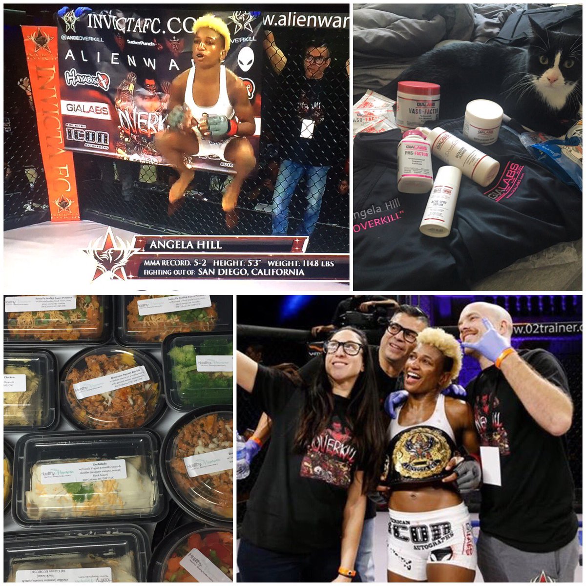 AngieOverkill's tweet photo. Thanks to all my sponsors! @gialabsinc @Healthymommas @Alienware @Hayabusa_MMA #AmericanIconAutographs @AllianceMmaGym @SuckerPunchEnt https://t.co/DXEn448E4T