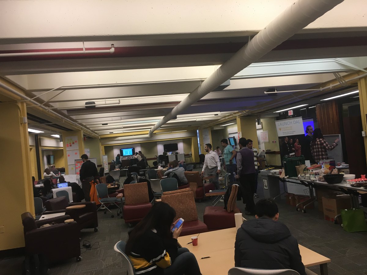 LaunchDal's tweet image. We are ramping up for the final presentations at 4pm! Stay tuned to hear about the winners! #SWhalifax #GEW2016 @StartupWeekend