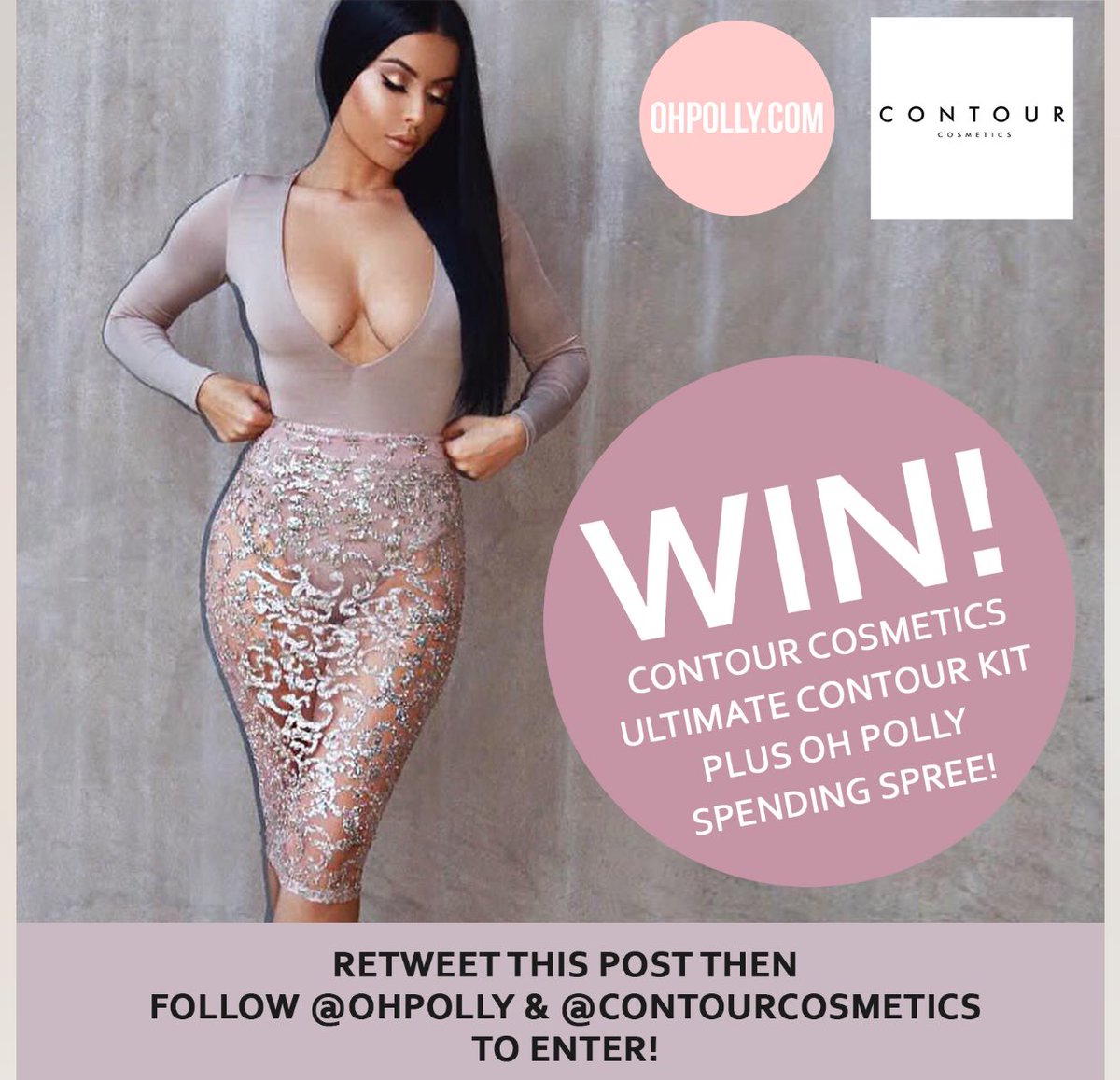 ContourCosmetic's tweet photo. Competition time! 🔥 #WIN the ultimate contour bundle + £100 Oh Polly voucher 🙏 Follow Us &amp; @ohpolly &amp; RT to enter! 🙌 https://t.co/fwyMxAxLPj