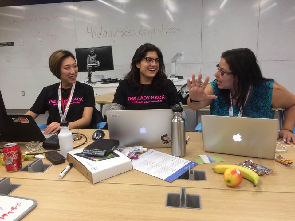 nommerpaon's tweet photo. So much fun! #ladyHacks2016 https://t.co/SeoLU8oQzv