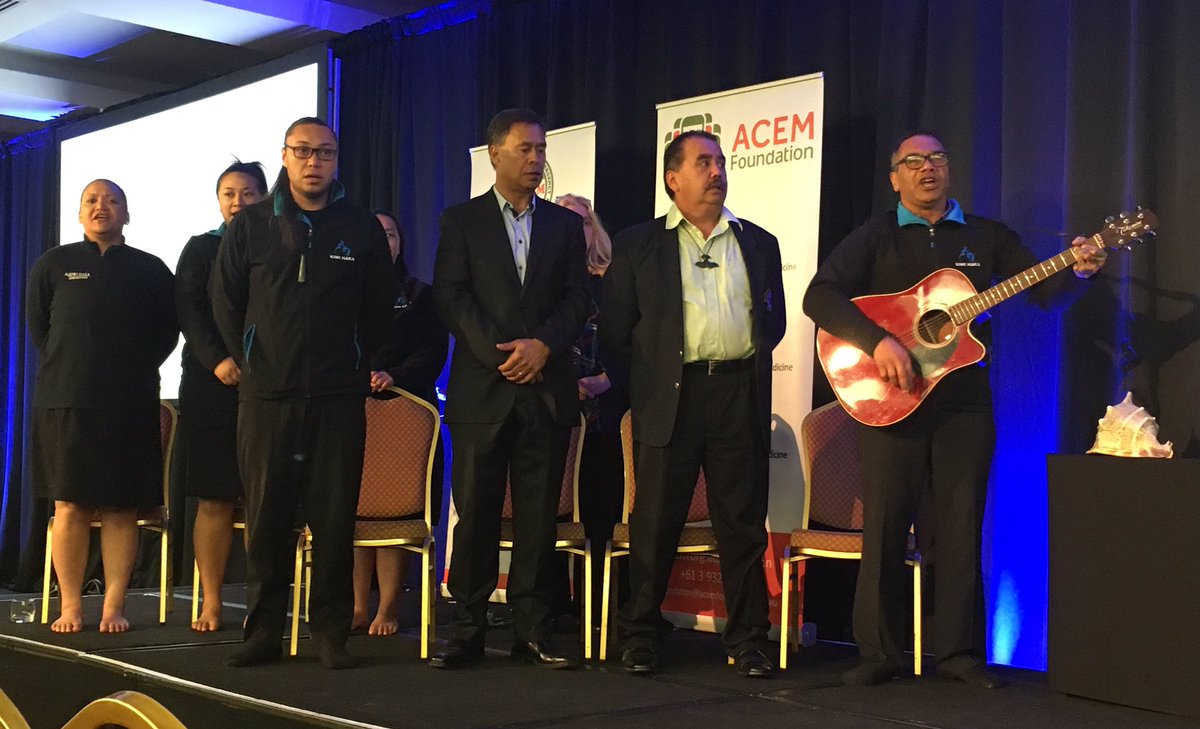 AGosbell's tweet photo. A beautiful Powhiri to start #ACEM2016 https://t.co/By9ZMt5eFZ
