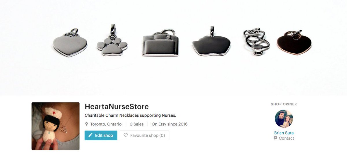 We just opened on Etsy, see our new charms etsy.com/ca/shop/Hearta… #Etsy #nurses #fashion