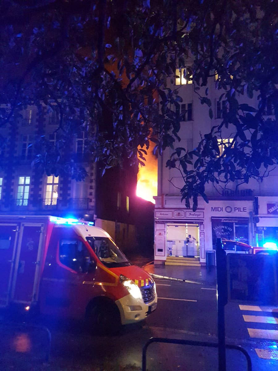 La #cantinenantes sera fermée cette semaine...et surement pour un moment... #incendie :'(