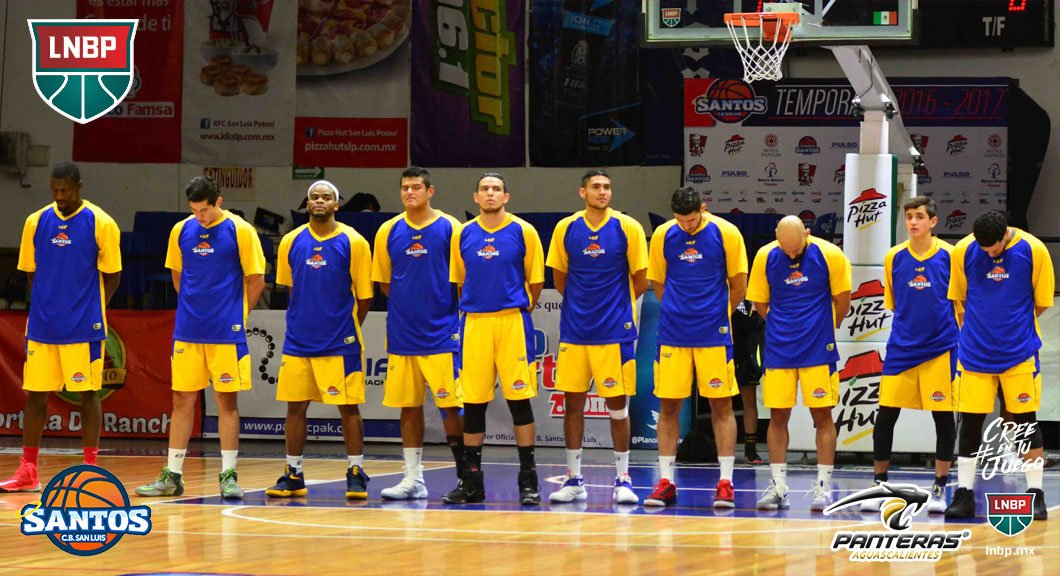 El plantel de Santos