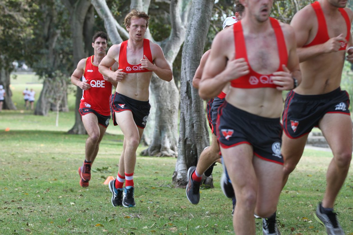 sydneyswans's tweet photo. The 2016 Rising Star winner back on the track this morning as he gets set for his second pre-season. #ProudlySydney https://t.co/MR2OJl7oBd