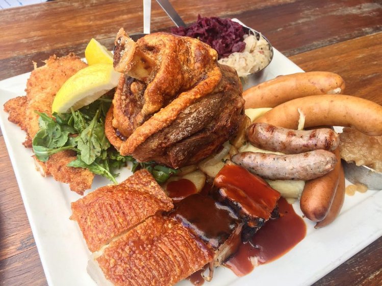 Who's hungry? #bavarianbiercafe #meatsweats #pork