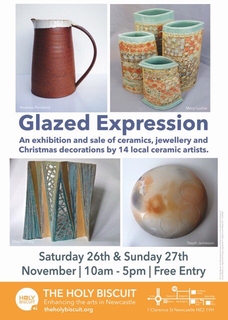 ne_npa's tweet photo. Date for the diary next weekend, features some of our fab #Northernpotters members ... go check it out :) https://t.co/DiIRSdt7pK