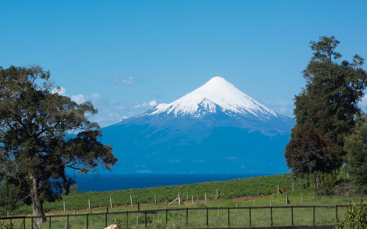 Now that is a volcano. Osorno from above Puerto Varas