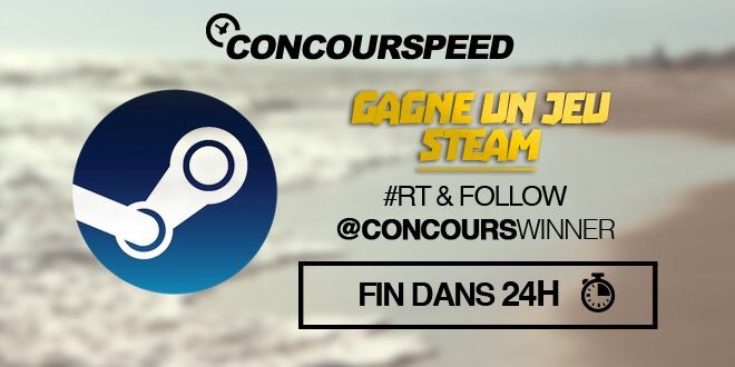ConcoursWinner's tweet image. 💥 CONCOURS💥

🔥 Gagne un jeu Steam 🔥

🎁 RT &amp;amp; FOLLOW @ConcoursWinner + @GetConcours 🎁 

🍀 TAS : 21/11 🍀 #concours #steam #giveawaw