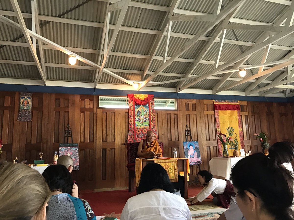 Tara retreat with #ArjiaRinpoche