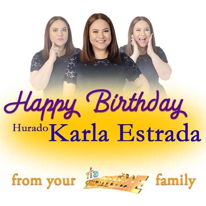 itsShowtimeNa's tweet photo. Makisaya sa Birthday Celebration ng nag-iisang Ms. Karla Estrada! #ShowtimeTwoOneTuwa https://t.co/iUWLiTxwcY