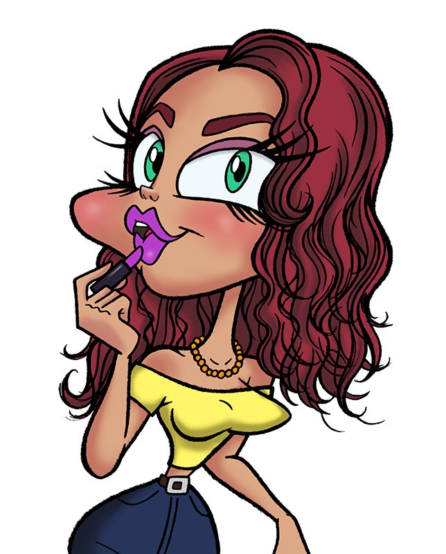 magicsweaterinc's tweet photo. #lipstick #makeup #beauty #applyingmakeup #illustration https://t.co/jrjKpOEoZ0