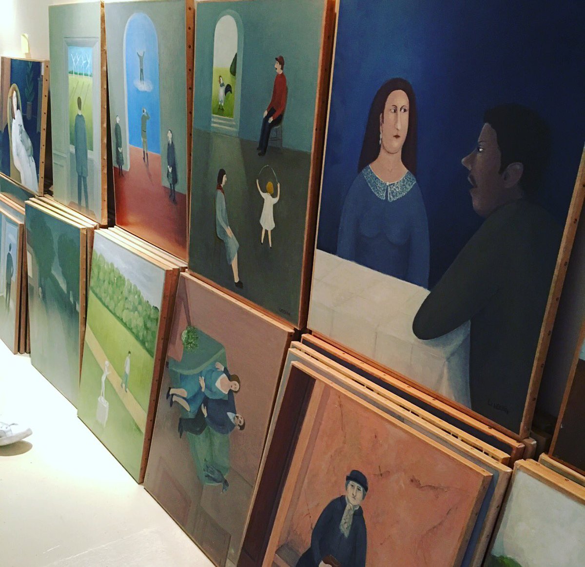 fabreolivier's tweet photo. Visite émouvante et acquisitions dans l'atelier avec jardin du couple Lise Rancillac et Chasse-Pot #Liseran #Chassepot #Paris11 #ArtMarket https://t.co/RqymS3l40y