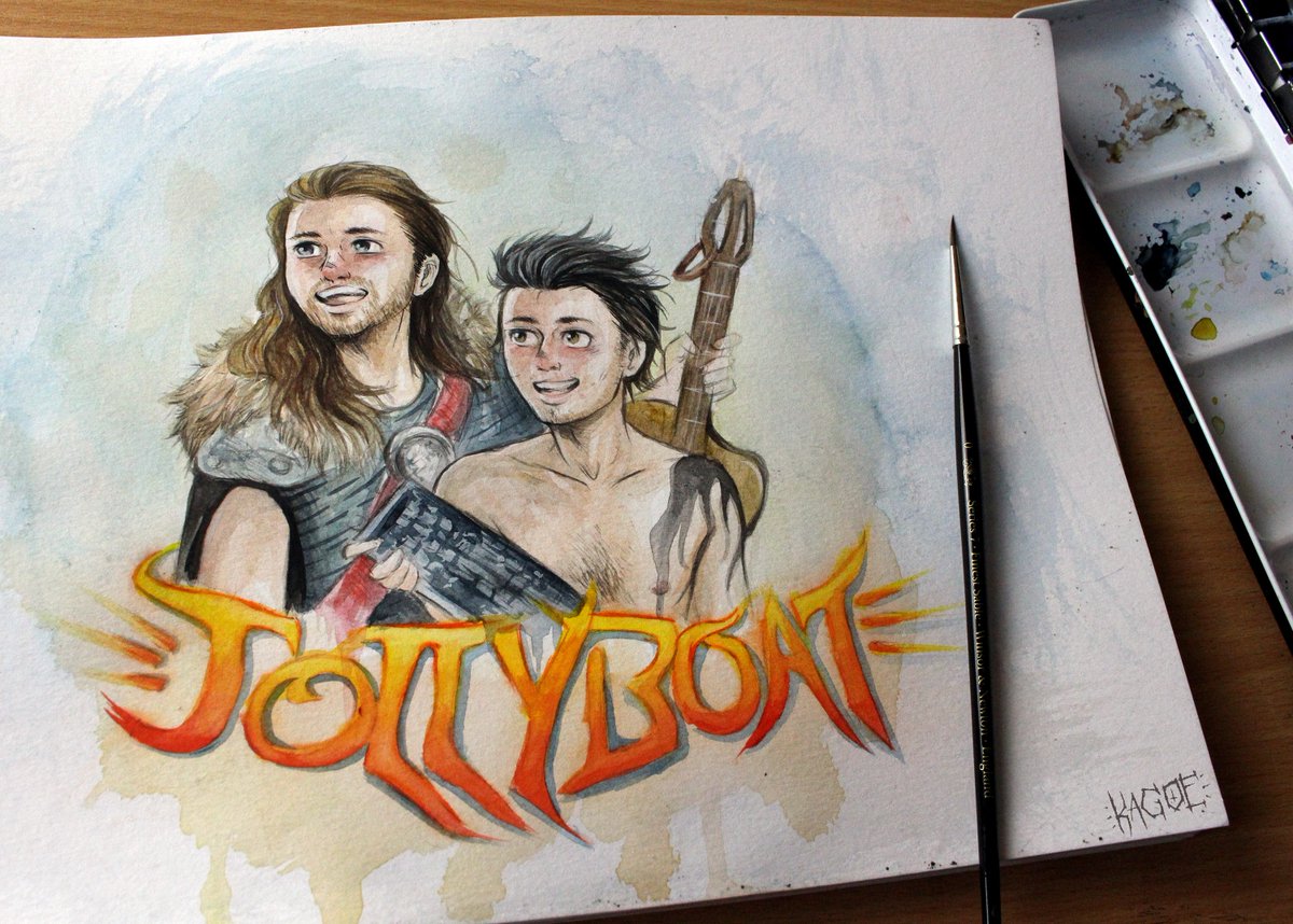 =KAGOE= (commissions OPEN) (@rhiannonkagoe) on Twitter photo A few weeks ago I saw these cool dudes at Bristol Con, thought they deserved a lil painting :) <a href="/EdJollyboat/">Ed Jollyboat</a> <a href="/ComedyTomedy/">Tommy Jollyboat @ EdFringe</a> A few weeks ago I saw these cool dudes at Bristol Con, thought they deserved a lil painting :) <a href="/EdJollyboat/">Ed Jollyboat</a> <a href="/ComedyTomedy/">Tommy Jollyboat @ EdFringe</a>