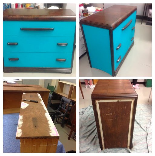 SAILRenewReuse's tweet photo. Amazing change!!  Turquoise Treasure - before and after!  #restoration https://t.co/izsjgyukYp