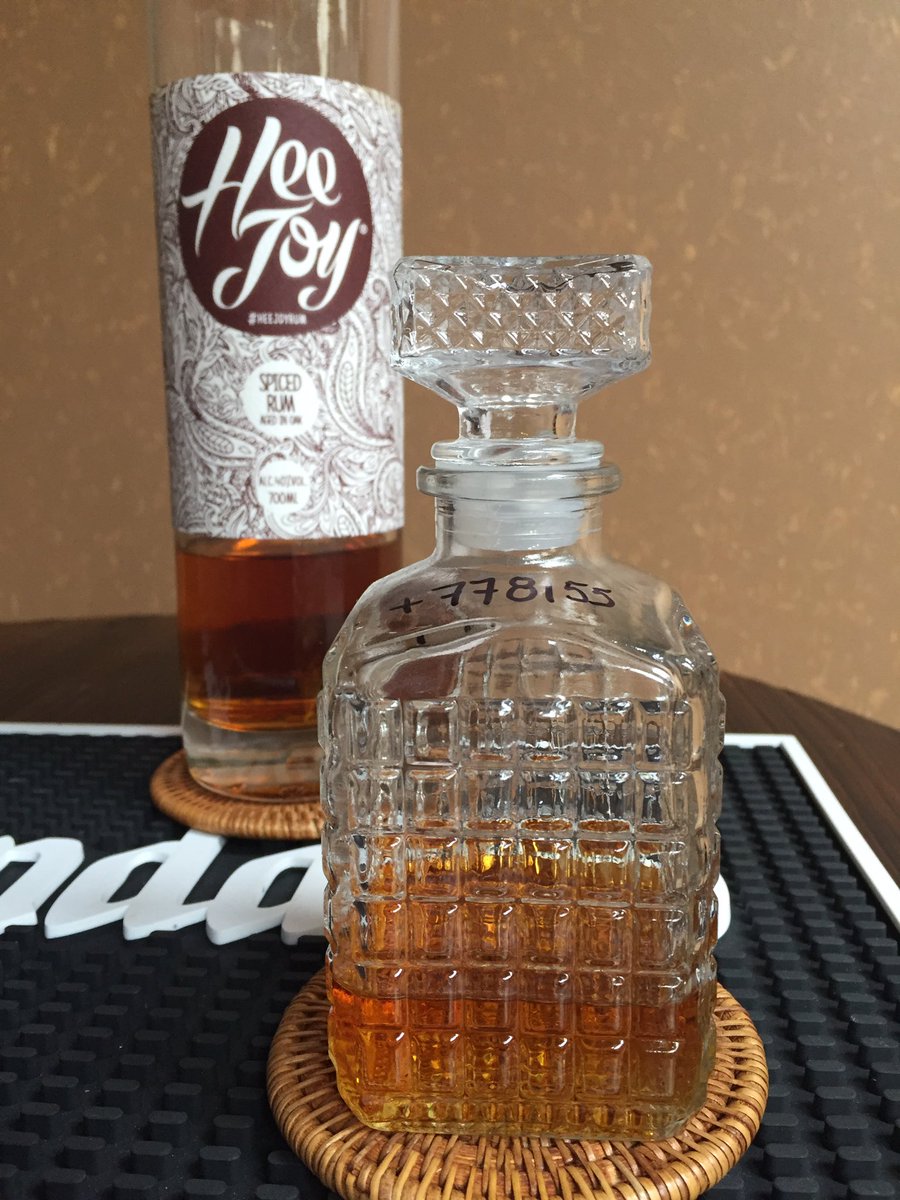 gotchyaprod's tweet photo. Only a few cases remain in #Alberta for 2016. #HeeJoy is the only #Cognac aged rum. Creating the most delicate sip. https://t.co/7ZHJ6WnOpD