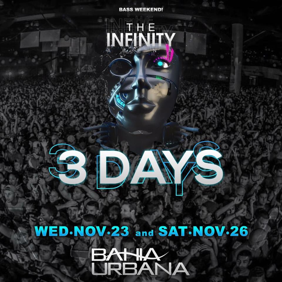 IkonixPR's tweet photo. A tan solo 3 Dias para el #InfinityArena,
Unete al #BassWeekend !
Boletos a la venta en Gravity, Bora Bora, Treats, Valija, The Room. https://t.co/RgeeDMP81g