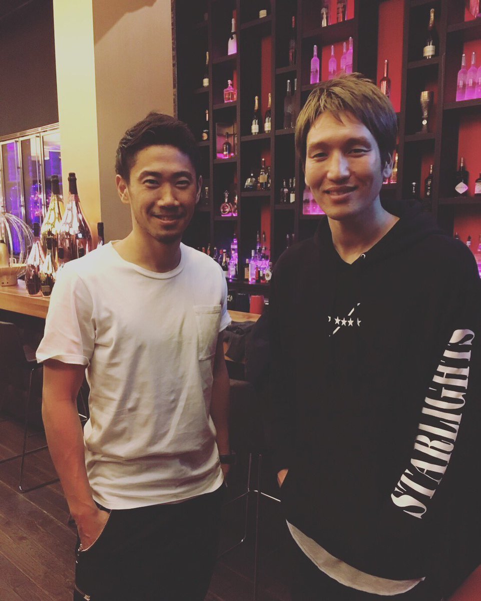 Shinji Kagawa 香川真司 ドルトムントに元気が遊びにきてくれたのでともに夕食 元気のプレーや気持ちにいつも良い刺激をもらってます わざわざ来てくれてありがと 香川真司 原口元気