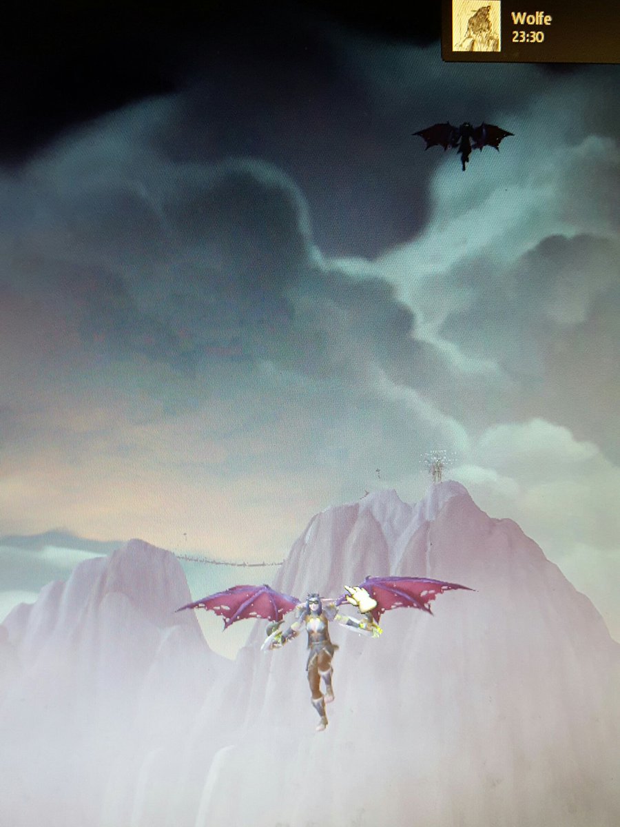 Deathgrasps's tweet photo. Sky diving at its finest #Warcraft https://t.co/nXZVQnR9kJ