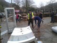 Angeldale101's tweet photo. Good Luck @hebdenbridgetic in @Welcome2Yorks #WRA2016 They came back from this on Boxing Day floods. Time they were recognised #HebdenBridge https://t.co/q9GvGVNLY9
