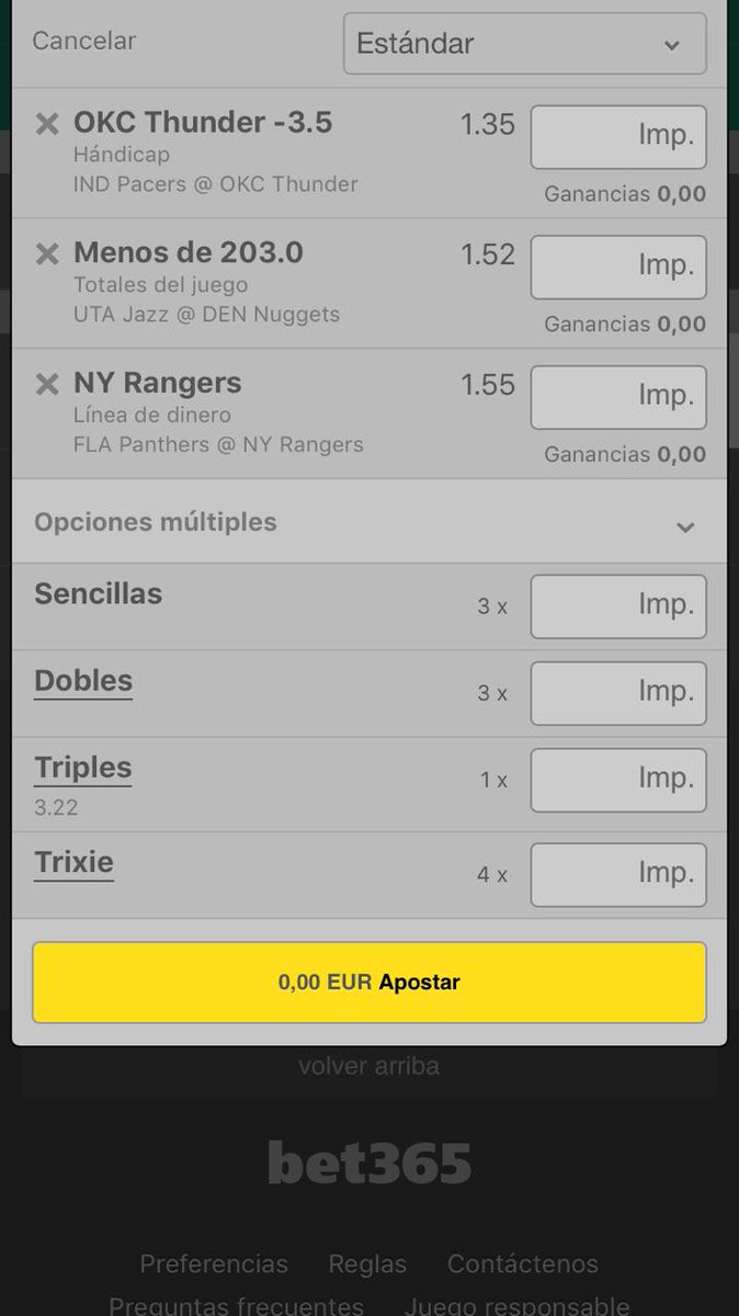 teamdhpicks's tweet photo. Vamos con este picks!!! Stake 2

Podréis encontrar NY Rangers en Hockey sobre hielo NHL!! Los dos picks restantes NBA!! https://t.co/lcySn44P07