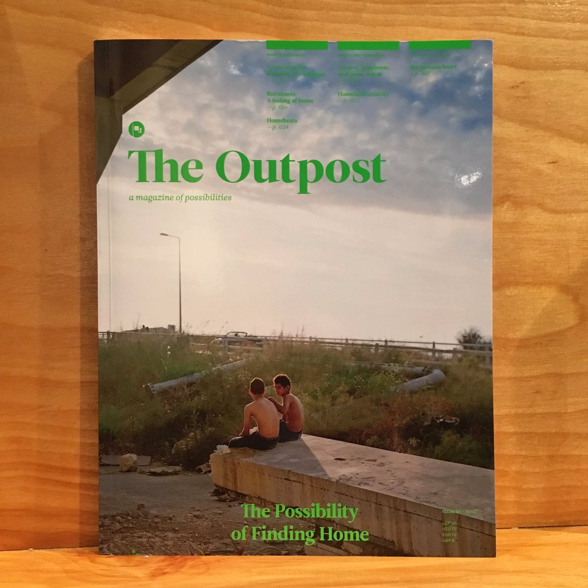 Back in stock! Issue 07: Finding Home -- of <a href="/theoutpostme/">The Outpost</a> took a year to complete w. 200 collaborators.