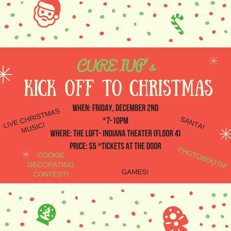 cure_iup's tweet photo. Help children in need and get in the Christmas spirit! Join CURE's Kickoff to Christmas! See you there, bring you friends! #iup #cureiup https://t.co/omPT4ocHwQ