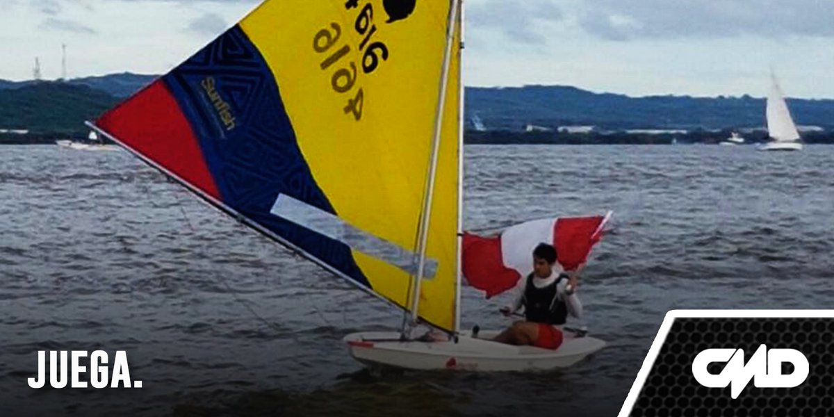 MovistarDeporPe's tweet photo. #Polideportivo: El peruano #AngelloGiuria se coronó campeón mundial juvenil de #SunfishClass en Colombia ► https://t.co/DMl2v288Fj https://t.co/34U2mlWHZc