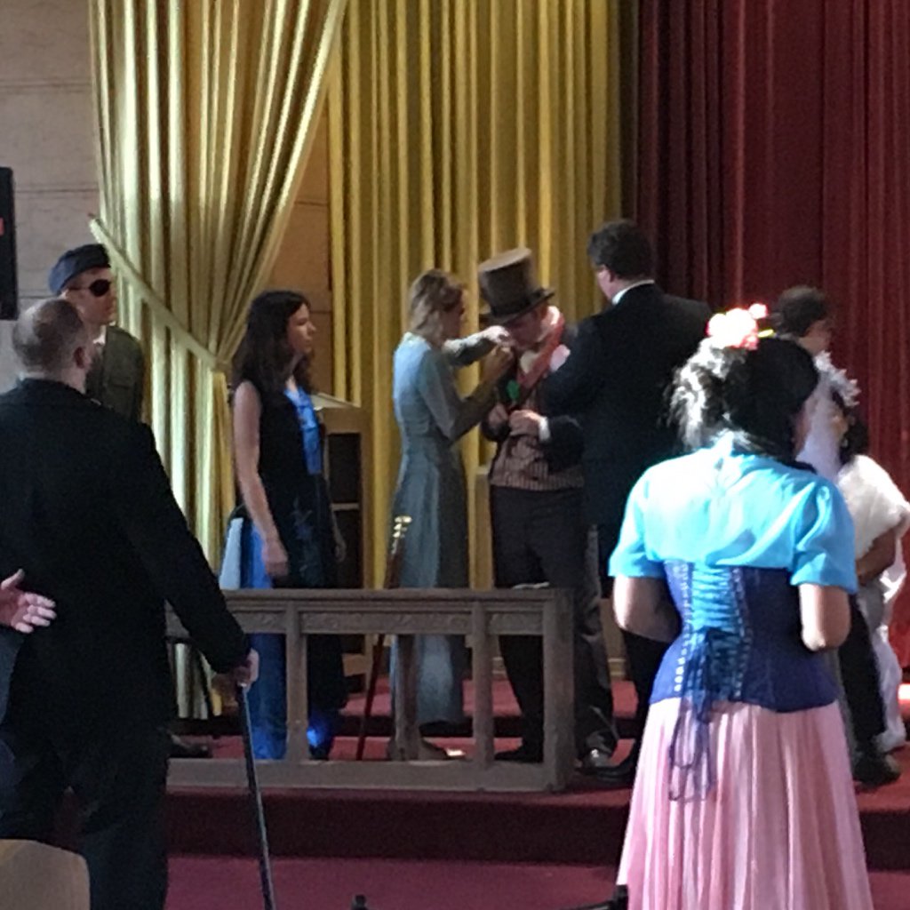 coapsf's tweet image. Fussing over the Prince of Ice at The Dance and The Dawn.