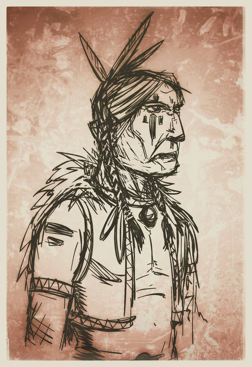 MikePhillipsArt's tweet photo. 16 #drawchemy #alchemy #indian #americanindian #native #nativeamerican #character #sketch #doodle #drawing #thanksgiving #mikephillipsart https://t.co/69uZz09GTA