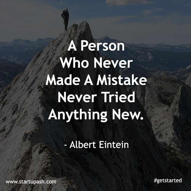 Palstrap's tweet image. A person who never made a mistake never tried anything new - Albert Einstein #ThinkBIGSundayWithMarsha #Entrepreneur #Motivation #Quotes