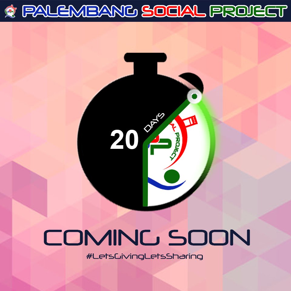plsocialproject's tweet photo. [D-20]
Apa yang baru dalam 20 hari lagi di Palembang Social Project ?

Salam Hangat,
Palembang Social Project
#LetsGivingLetsSharing https://t.co/zkHq4GeOtC
