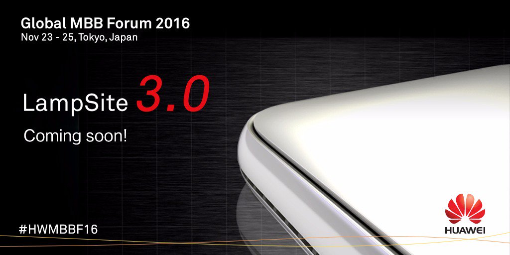 HuaweiWireless's tweet image. Discover LampSite 3.0 at #HWMBBF16, the next generation of indoor solutions. Stay tuned!