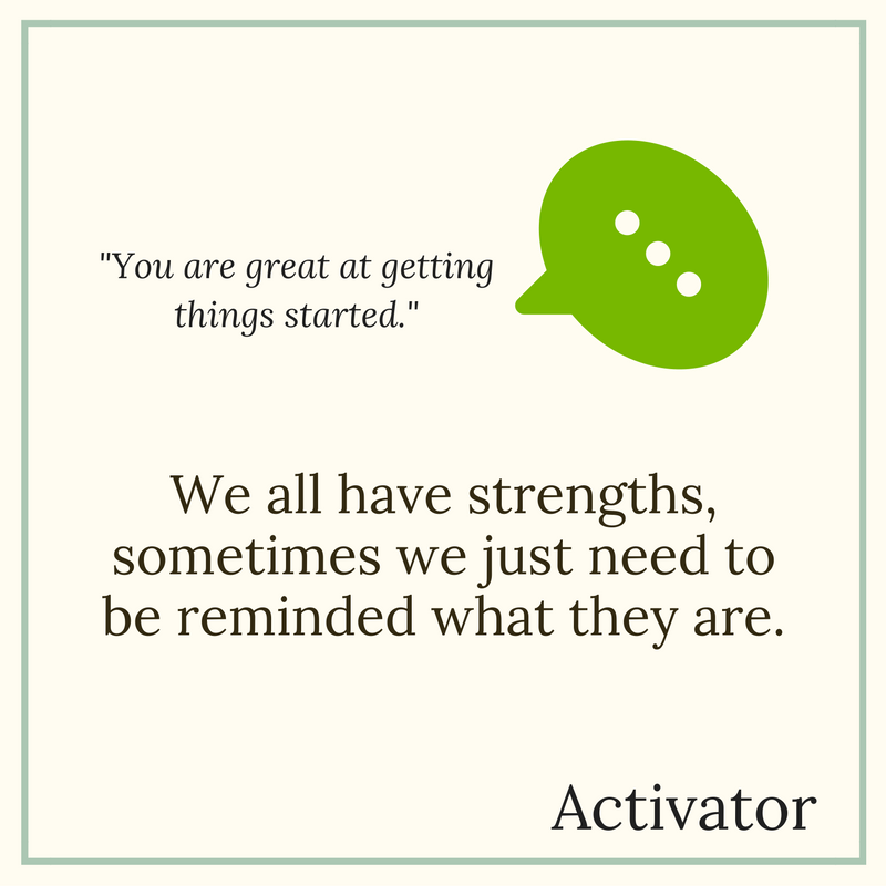 We all have strengths - sometimes we just need to be reminded what they are.
#strengthsfinder #cliftonstrengths #strengthslady