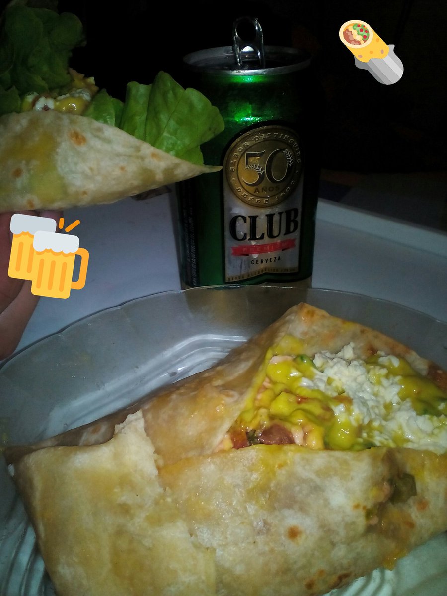 HannaSisa's tweet photo. @ClubPremiumEc burritos a nuestro modo con una Club Premium..no tiene precio!! https://t.co/epAjkQmFLk