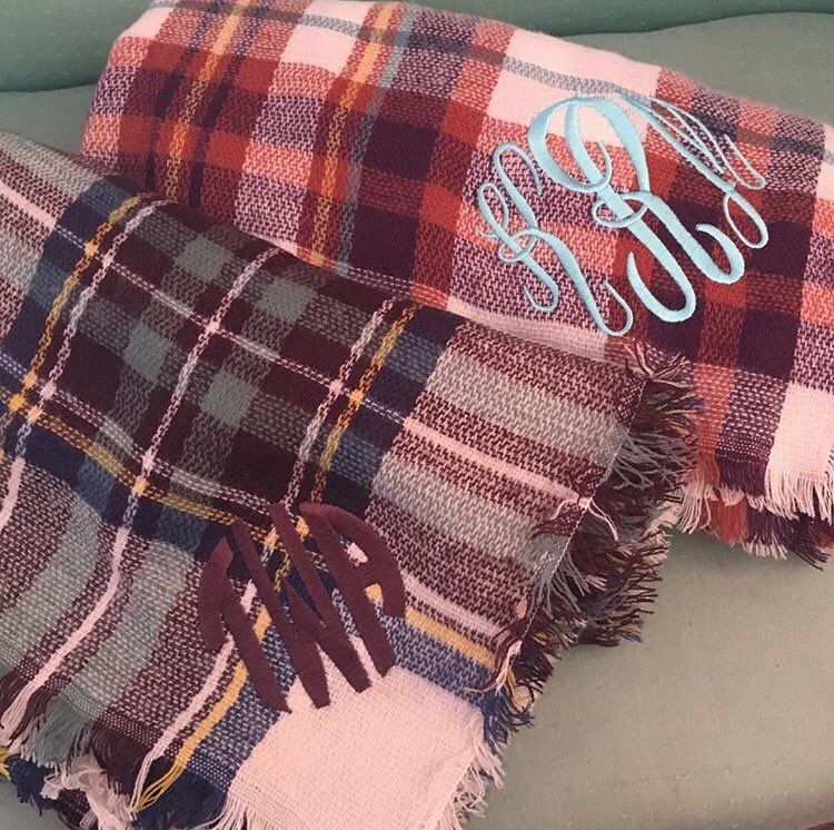 sisterswhimzy's tweet photo. Just LOVE a monogrammed blanket scarf! ๐ #giftideas #whimzychristmas2016 #monogrammedblanketscarf #supportsmallbusiness #shoplocalmj https://t.co/6n4YY0W2aQ