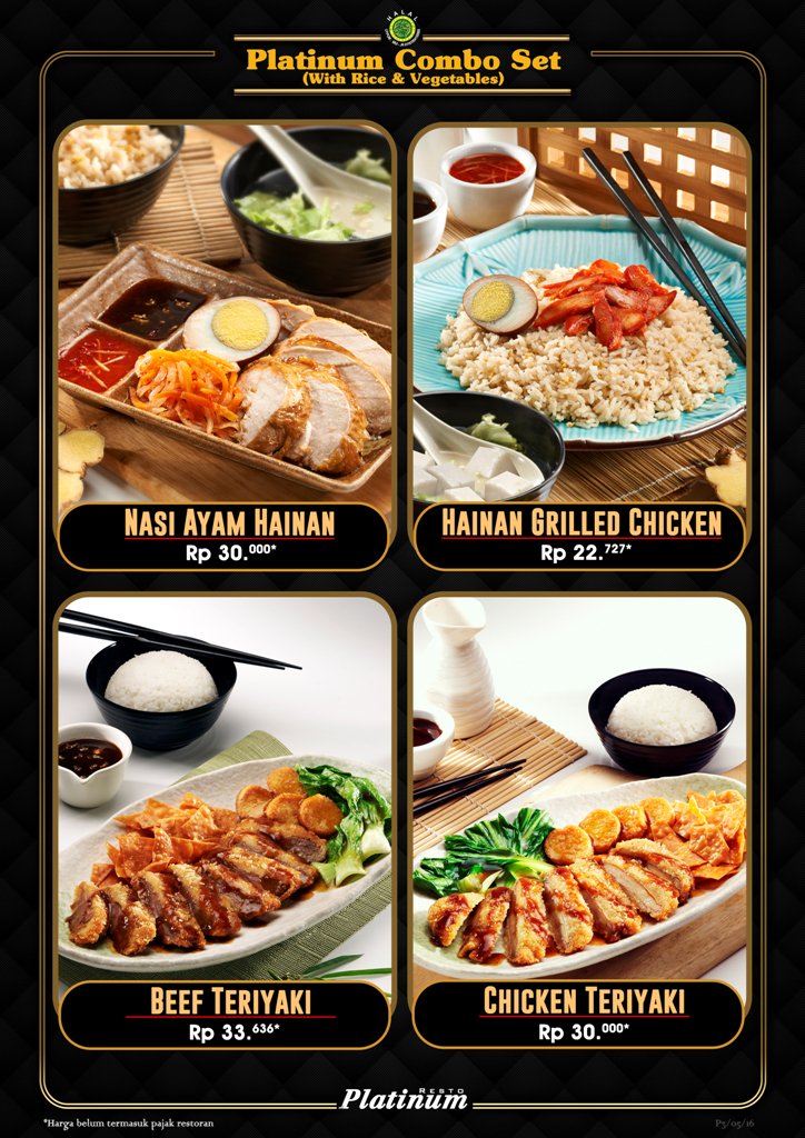 Makan enak tidak harus mahal, Di Platinum Resto, mulai Rp 20ribuan kamu bisa makan enak dan nyaman..!
