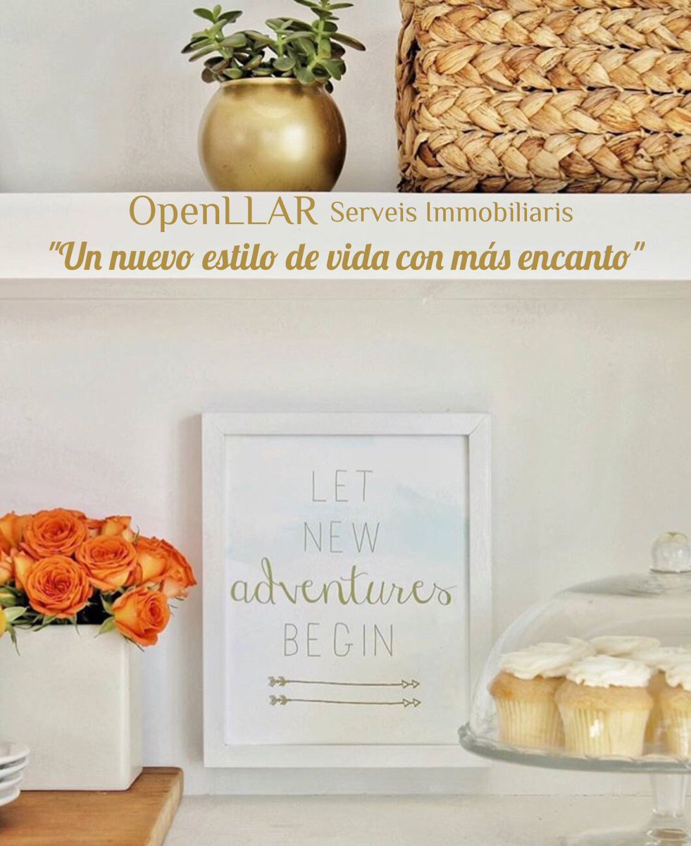 OpenllarCarmen's tweet image. Buenos días y Feliz #lunes !! #openllar #serveis #immobiliaris. &quot;Un nuevo estilo de vida con más encanto&quot;.