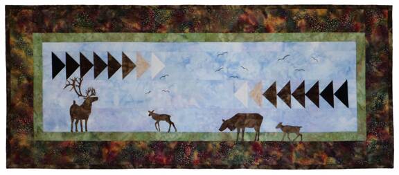WildfireAK's tweet photo. Migrations. Available as a kit or pattern (includes a set of shapes), or refill pack of Steam-a-Seam backed shapes only. https://t.co/ISRADJgcno