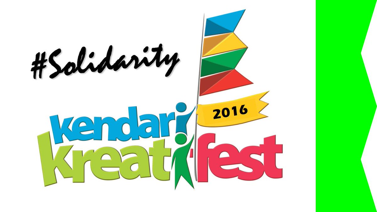 "KendariKreatifFest2016" #KKFest2016 kmbli digelar u/ ke V kalix. Tahun ini kami mengangkat tagline #SOLIDARITY <a href="/KendariKreatif/">IG: kendarikreatif</a> <a href="/rendramoe/">Rendra Manaba</a>