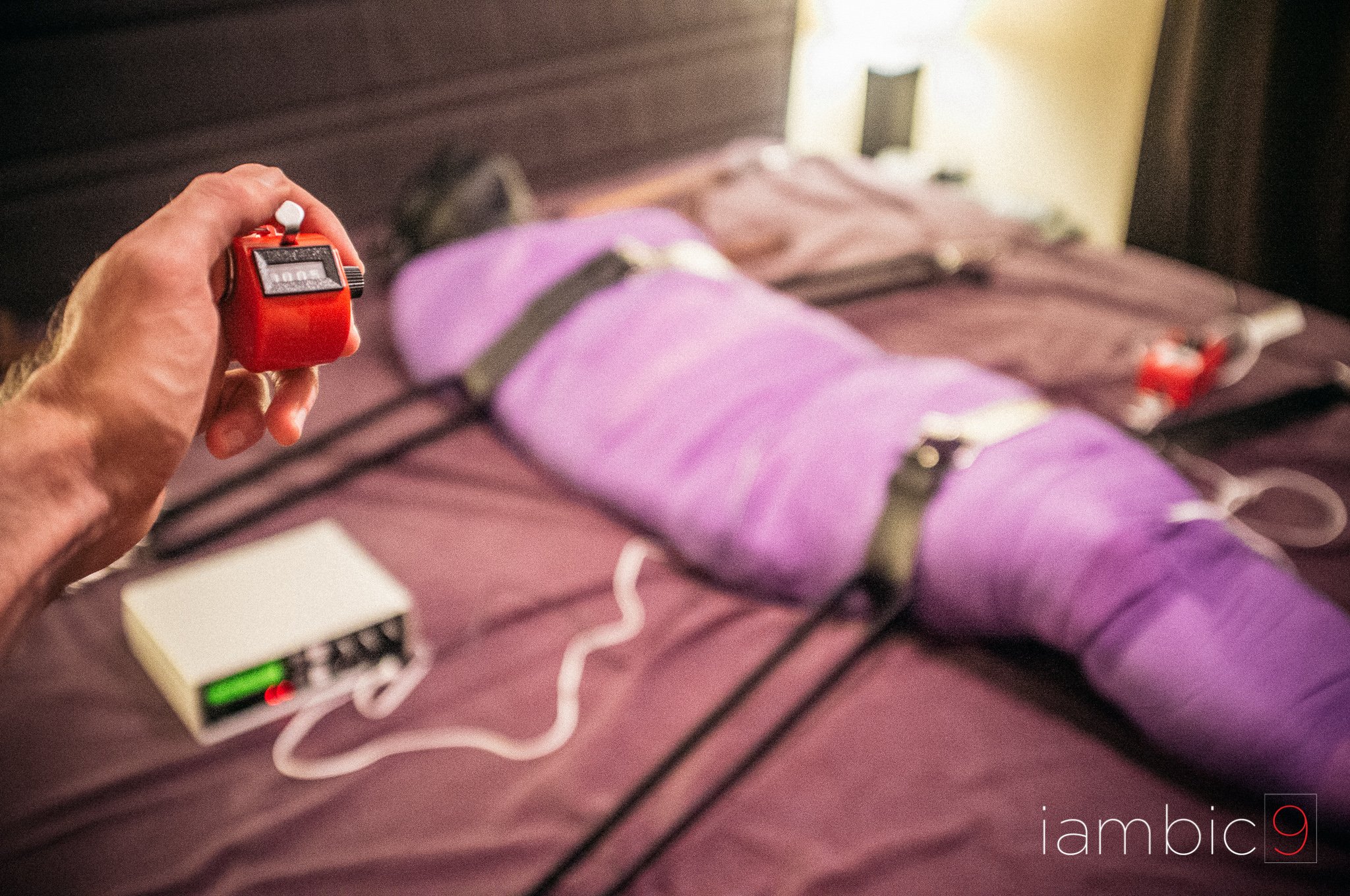 iambic9 on X: Orgasm counter at 5 with @IAmChloeR in a vet wrap  mummification (ErosTek + Hitachi). We stopped after 10! There's video,  too... t.copZxwzF6kTD  X