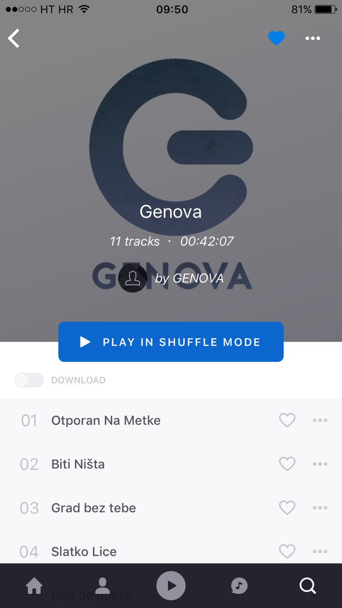 Do kraja ovog tjedna samo na @DeezerHrvatska možete besplatno preslušati naš prvijenac naziva Genova.

deezer.com/album/14569492