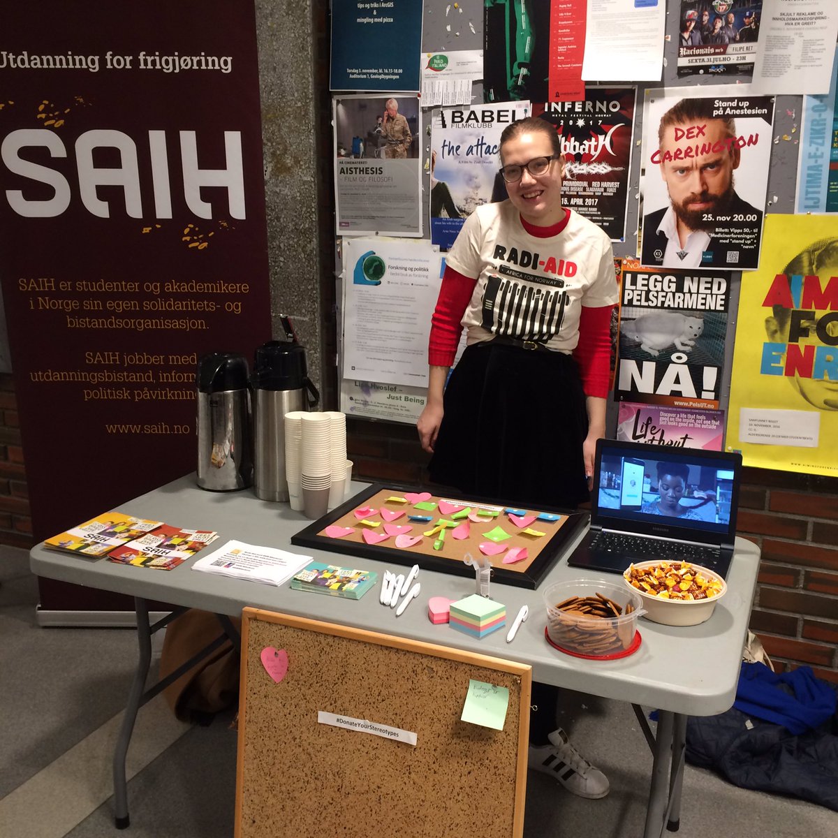 Donate your stereotypes at Frederikke now! 
1 stereotype = candy
1 like = gingerbread
#radiaid
#donateyourstereotypes 
<a href="/saih/">SAIH</a> 
<a href="/UniOslo/">Universitetet i Oslo</a>