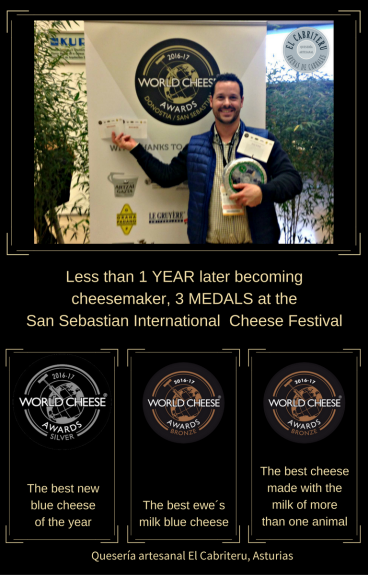 elcabriteru's tweet photo. Tiny artisan cheese factory in #Asturias Huge awards at @IntCheeseFest @artzai_gazta @guildoffinefood #intcheesefest #worldcheeseawards 🎉 https://t.co/oAEG6BnGZO