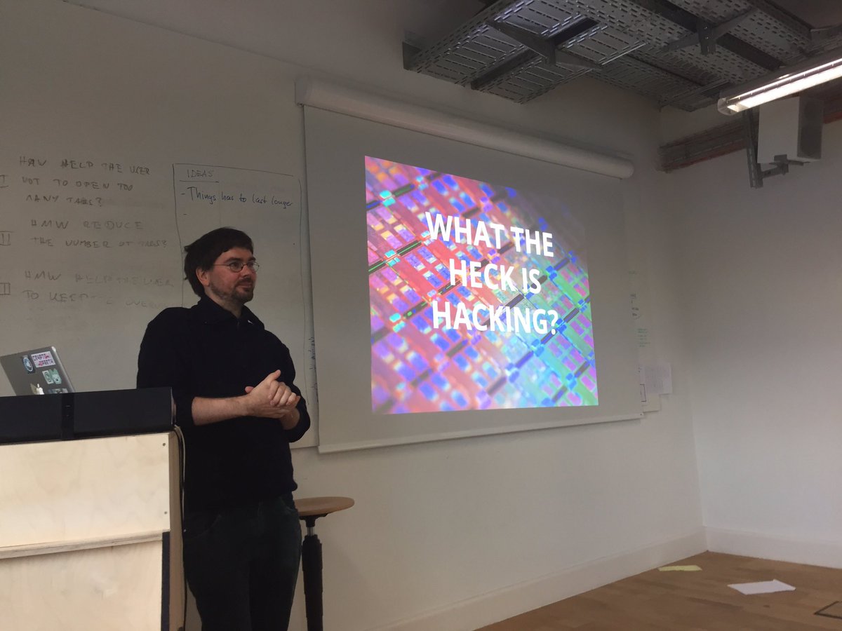 sammyschuckert's tweet image. What the heck is HACKING? @hfggmuend Hackathon #OSCEdays #hfghack #Openlabs