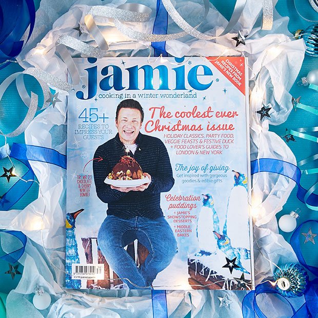 jamie_magazine's tweet photo. Our new issue hits the shops TODAY and it's a Christmas cracker with epic puds, party food and Middle Eastern bakes. Get yours now! https://t.co/nv7UwRiUNC